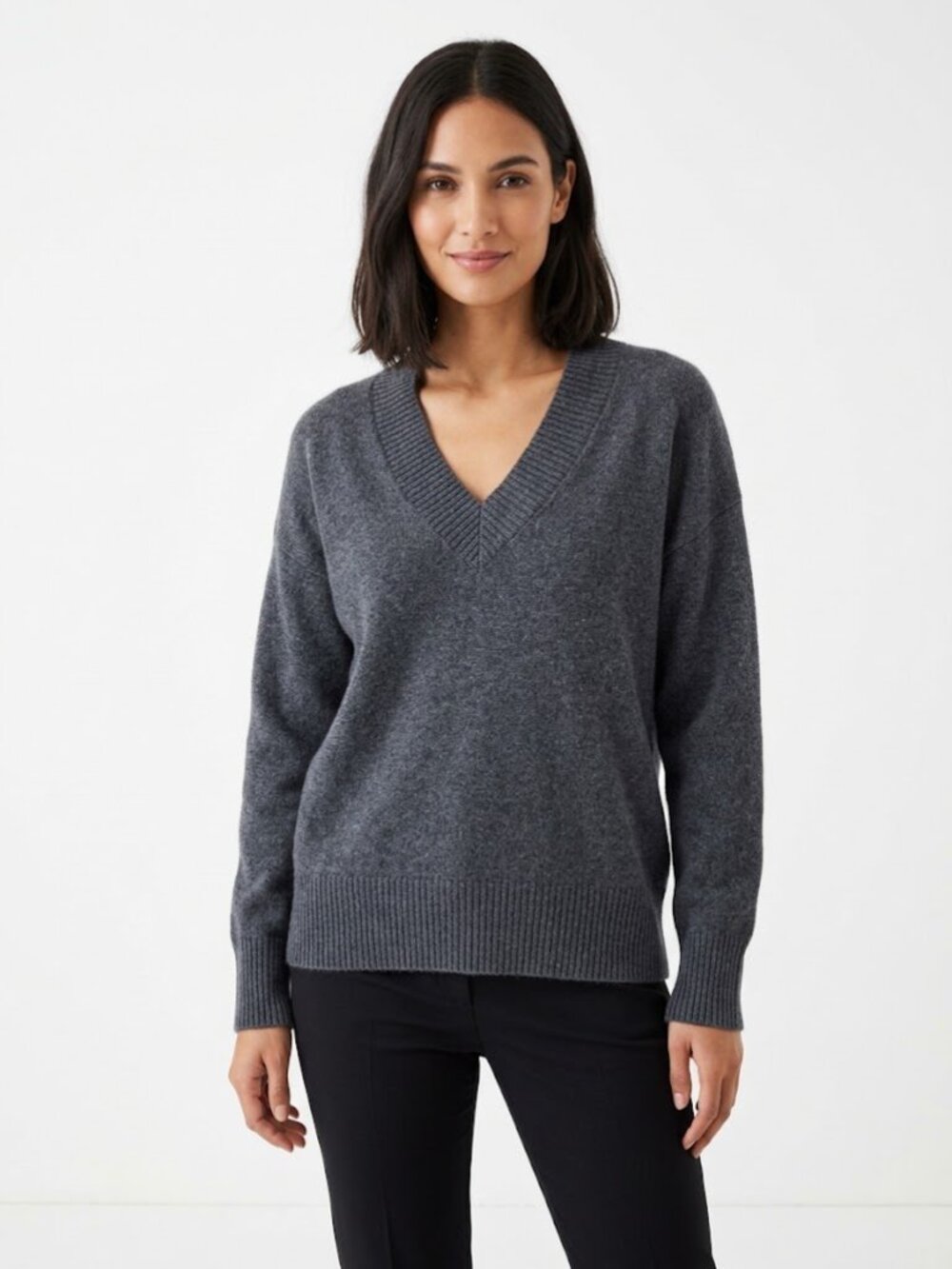 Quince Cashmere Grey Oversized Women’s Sweater Size L